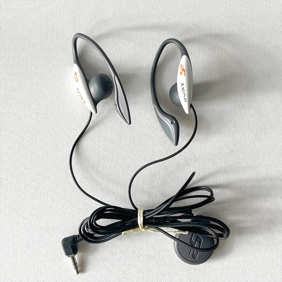 Sony MDR-J11 Sports Ear Hook Stereo Earbuds Earphones - Picture 1 of 5